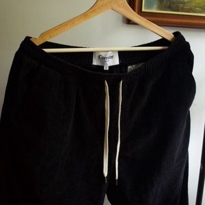 Corridor drawstring pin cord pants